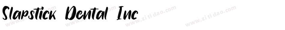 Slapstick Dental Inc.字体转换